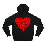 Black and Red Love Yourself Hoodie