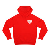 Red and White Love Yourself Hoodie