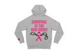 Grey Breast Cancer Awareness Hoodie