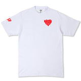 White and Red Love Yourself Tee